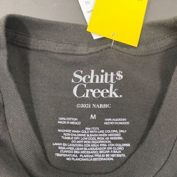 Schitt’s Creek - Mens Black Tee NEW - Picture 4 of 8